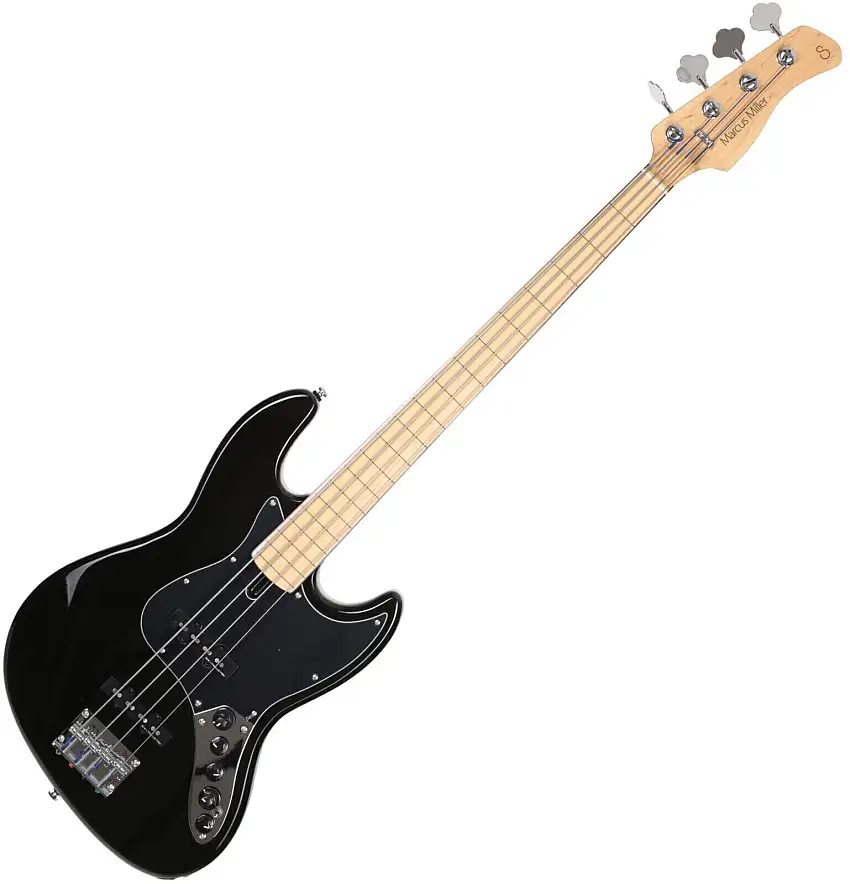 Sire Marcus Miller V7 Vintage Alder-4 FL 2nd Gen Black Fretless Bassguitar