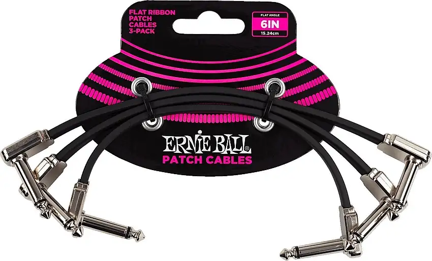 Ernie Ball P06221 15 cm Vinklad-vinklad Patchkabel