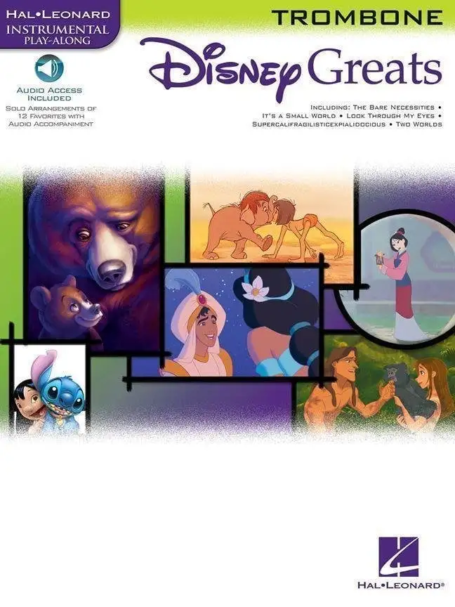 Disney Greats Trombone Noter