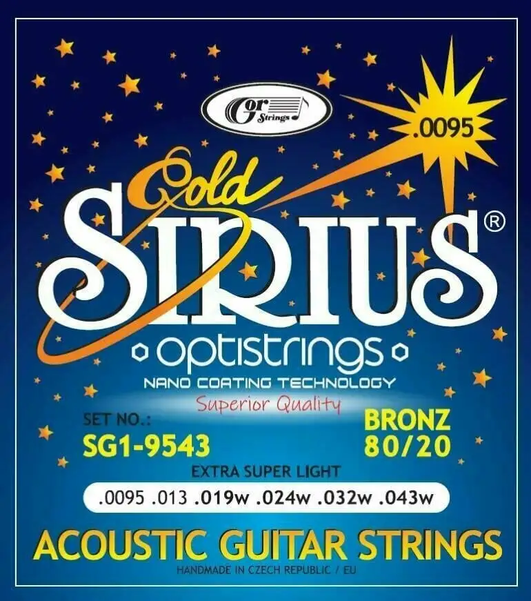 Gorstrings SIRIUS Gold SG1-9543 Gitarrsträngar