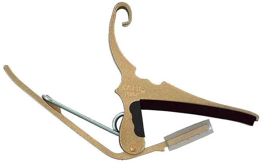 Kyser KG6GA Quick-Change Gold Akustisk gitarr Capo