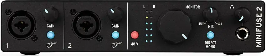 Arturia MiniFuse 2 Black USB-ljudgränssnitt
