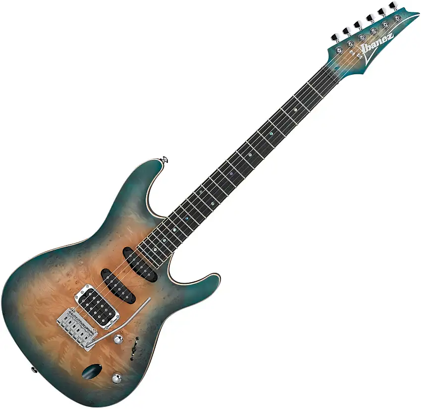 Ibanez SA460MBW-SUB Sunset Blue Burst Elektrisk gitarr