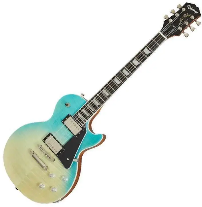 Epiphone Les Paul Modern Figured Caribbean Blue Fade Elektriska gitarrer