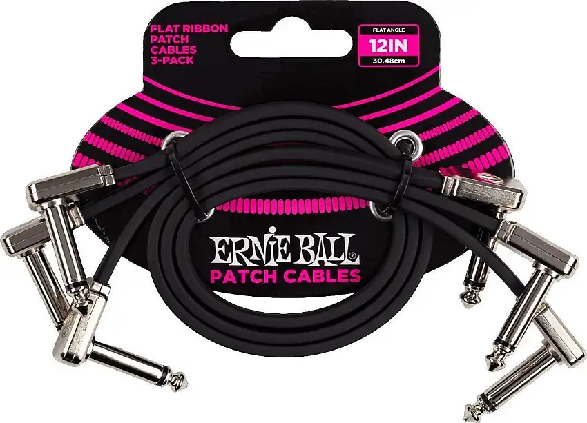 Ernie Ball P06222 30 cm Vinklad-vinklad Patchkabel