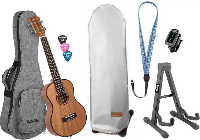 Cascha HH 2048 SET Natural Tenor-ukuleler