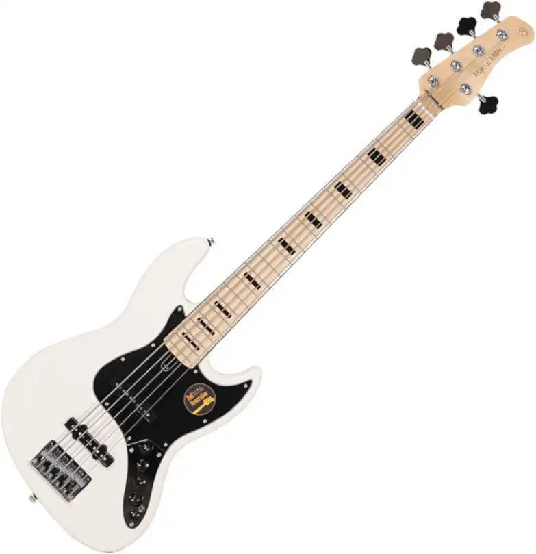 Sire Marcus Miller V7 Vintage Alder-5 2nd Gen Antique White 5-strängad basgitarr