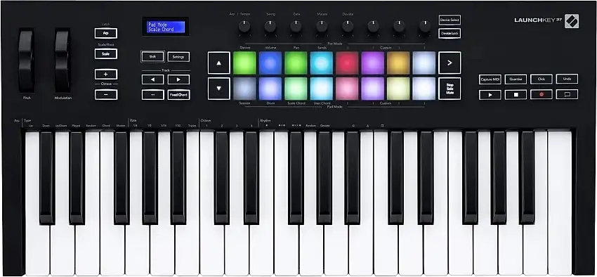 Novation Launchkey 37 MK3 Master-tangentbord Black