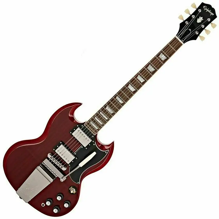 Epiphone SG Standard '61 Maestro Vibrola Vintage Cherry Elektriska gitarrer
