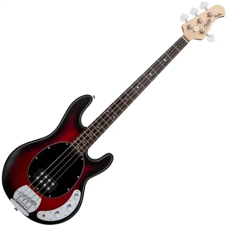 Sterling by MusicMan SUB StingRay4 H Ruby Red Burst 4-strängad basgitarr