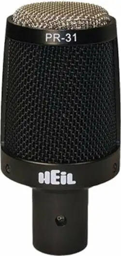 Heil Sound PR31 Black Short Body Mikrofon för Tom