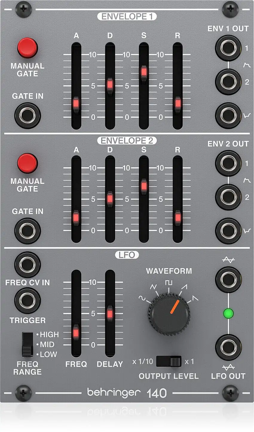 Behringer 140 DUAL ENVELOPE/LFO Modulärt system
