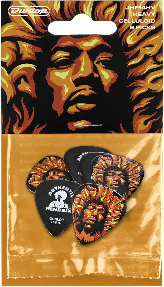 Dunlop Jimi Hendrix Guitars VD Fire 6 Plocka