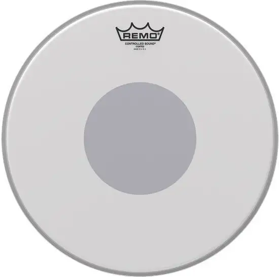 Remo CS-0116-10 Controlled Sound Coated Black Dot 16" Trumhuvud