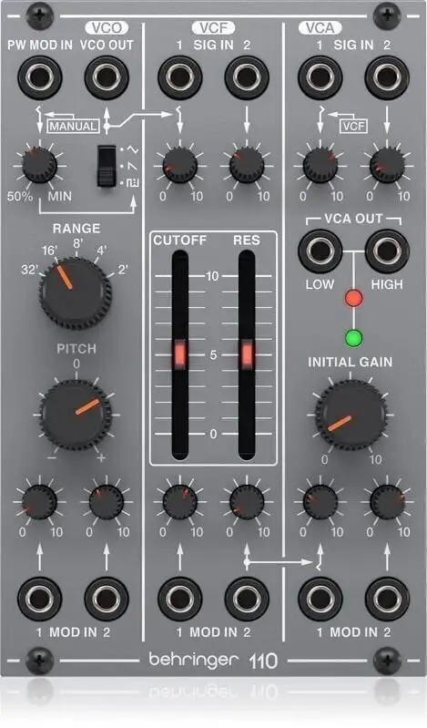 Behringer 110 VCO/VCF/VCA Modulärt system