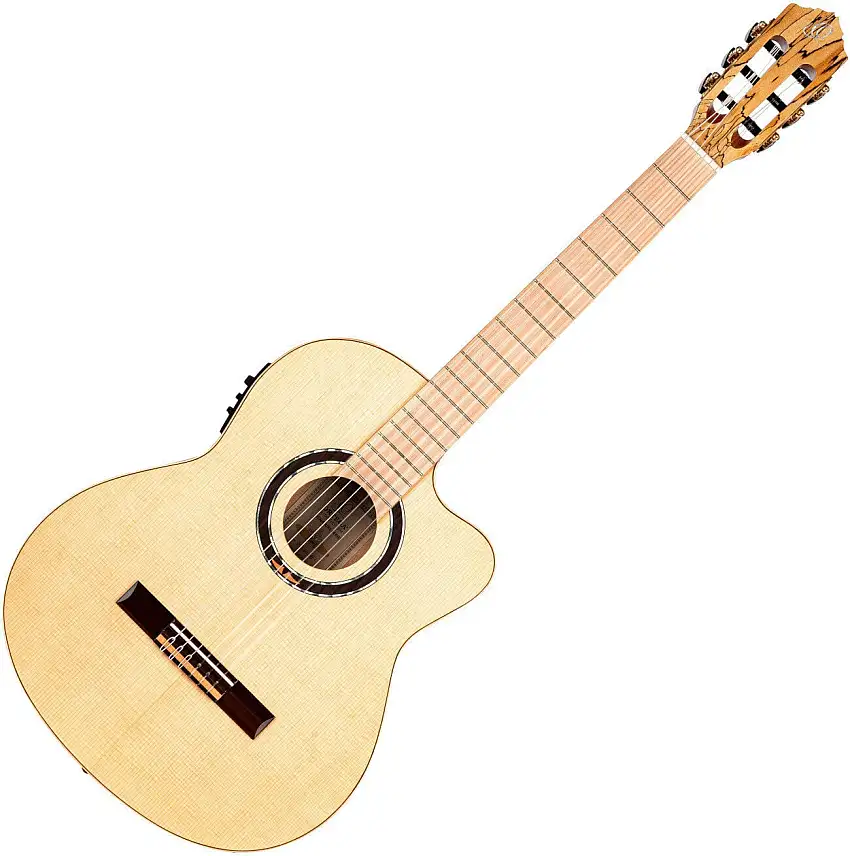Ortega TZSM-3 4/4 Natural Klassisk gitarr med förförstärkare