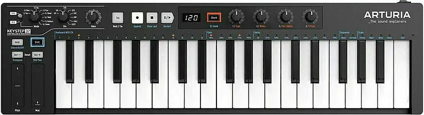 Arturia KeyStep 37 Black Edition Master-tangentbord Black