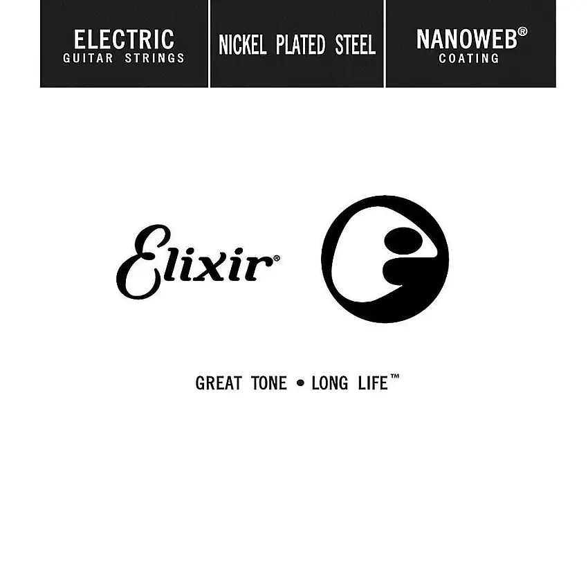 Elixir 15264 Nanoweb Nickel Plated Steel Electric .064 Enkel gitarrsträng