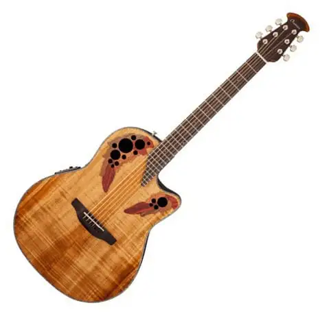 Ovation CE44P-FKOA Elite Plus Celebrity Natural Speciell akustisk-elektrisk gitarr