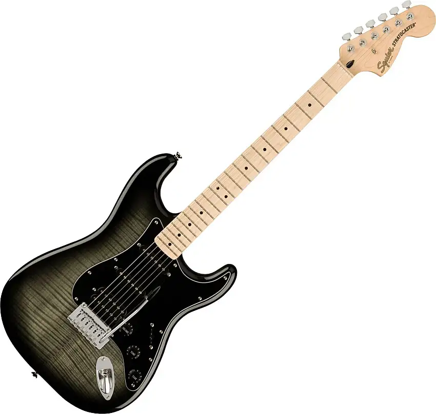 Fender Squier Affinity Series Stratocaster FMT Black Burst Elektriska gitarrer