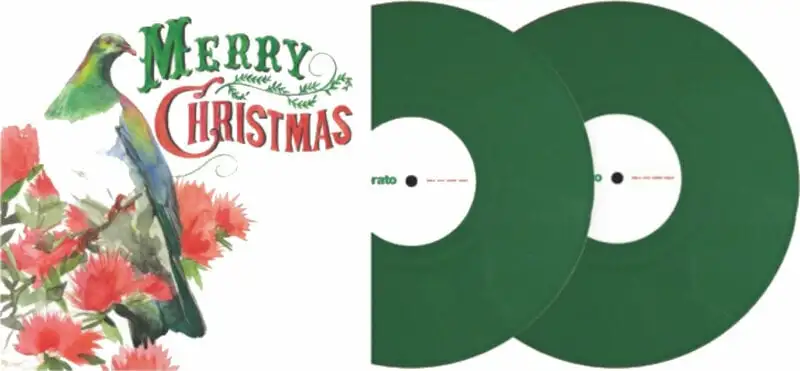 Serato Christmas Card Vinyl DVS/tidskod Green