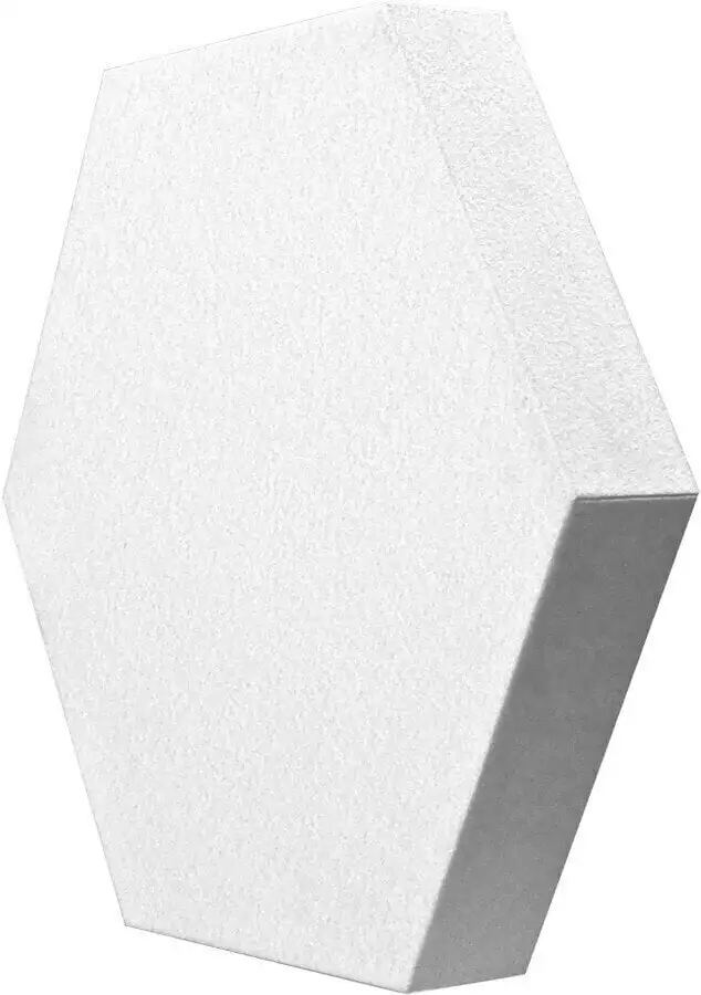Mega Acoustic HEXAPET GP24 White Absorberande skumplastpaneler