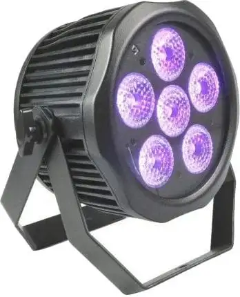 Fractal Lights LED 6 x 12 W BATT LED PAR