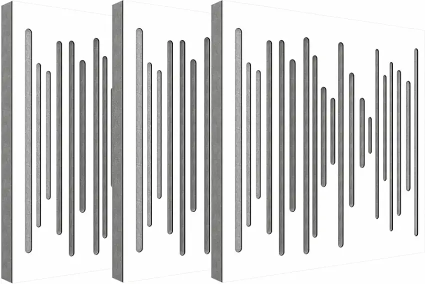 Vicoustic Wavewood Diffuser Ultra White Matte Diffusor