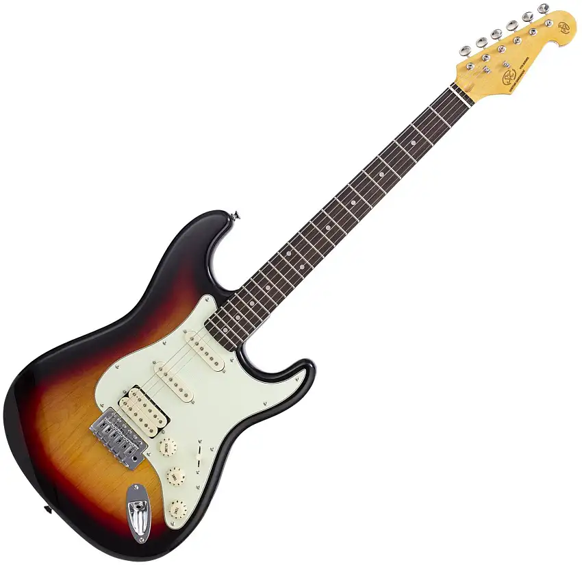 SX SST62+ /HSS 3-Tone Sunburst Elektriska gitarrer