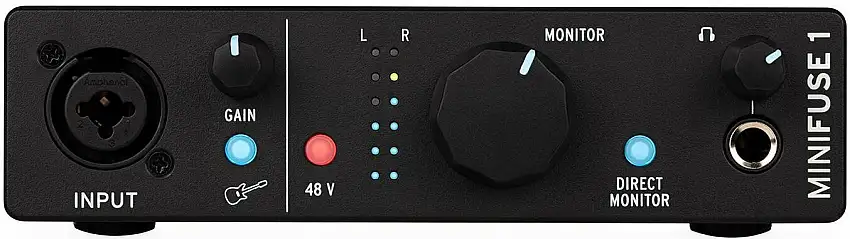 Arturia MiniFuse 1 Black USB-ljudgränssnitt