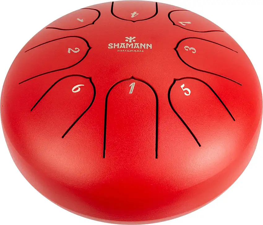 Shamann 6" 8 Notes C5 Major Red Tungtrummor