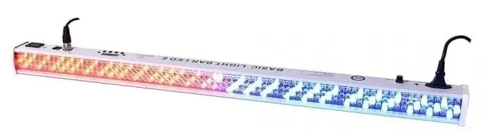Light4Me 8 RGB MkII Wh LED-balk