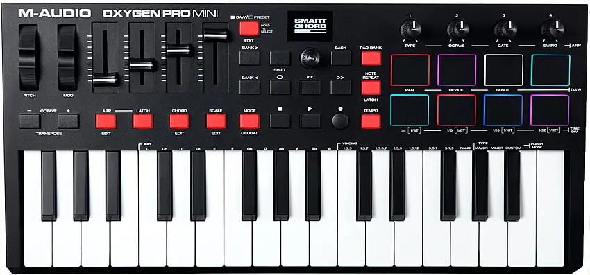 M-Audio Oxygen Pro Mini Master-tangentbord