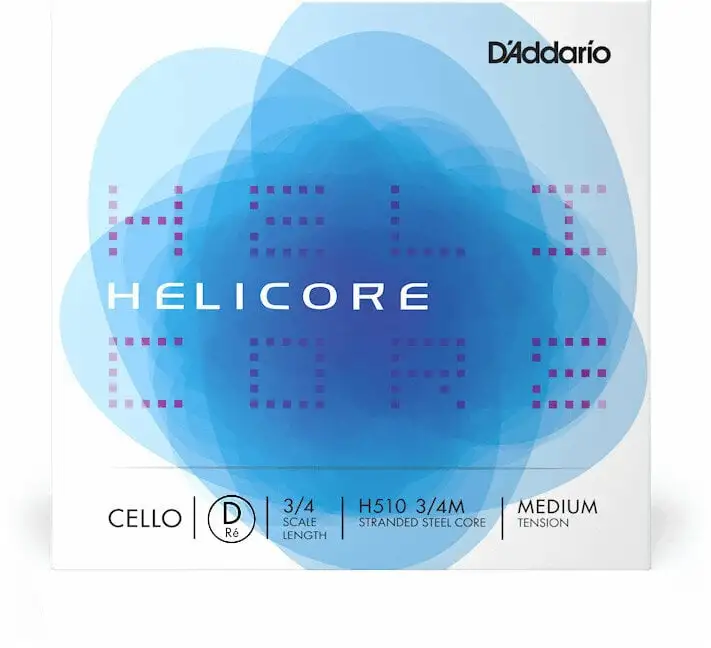 D'Addario H512 3/4M Helicore D Cello-strängar