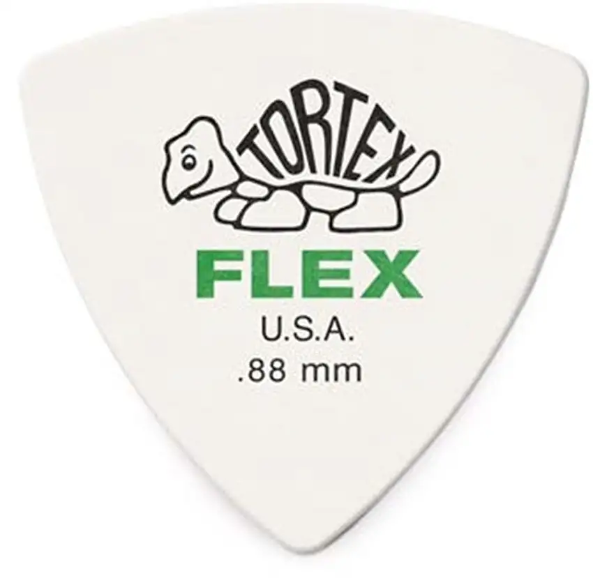 Dunlop 456R 0.88 Tortex Flex Triangle Plocka