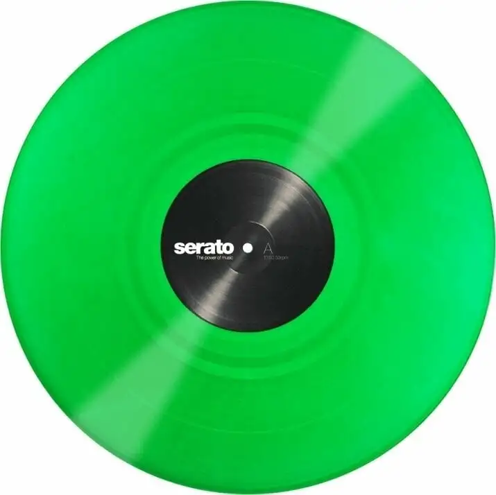 Serato Performance Vinyl DVS/tidskod Green