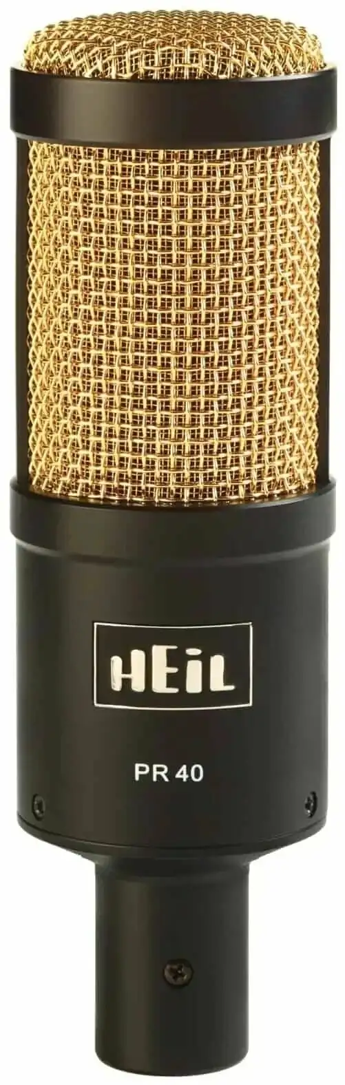 Heil Sound PR40 Black & Gold Mikrofoner för podcast
