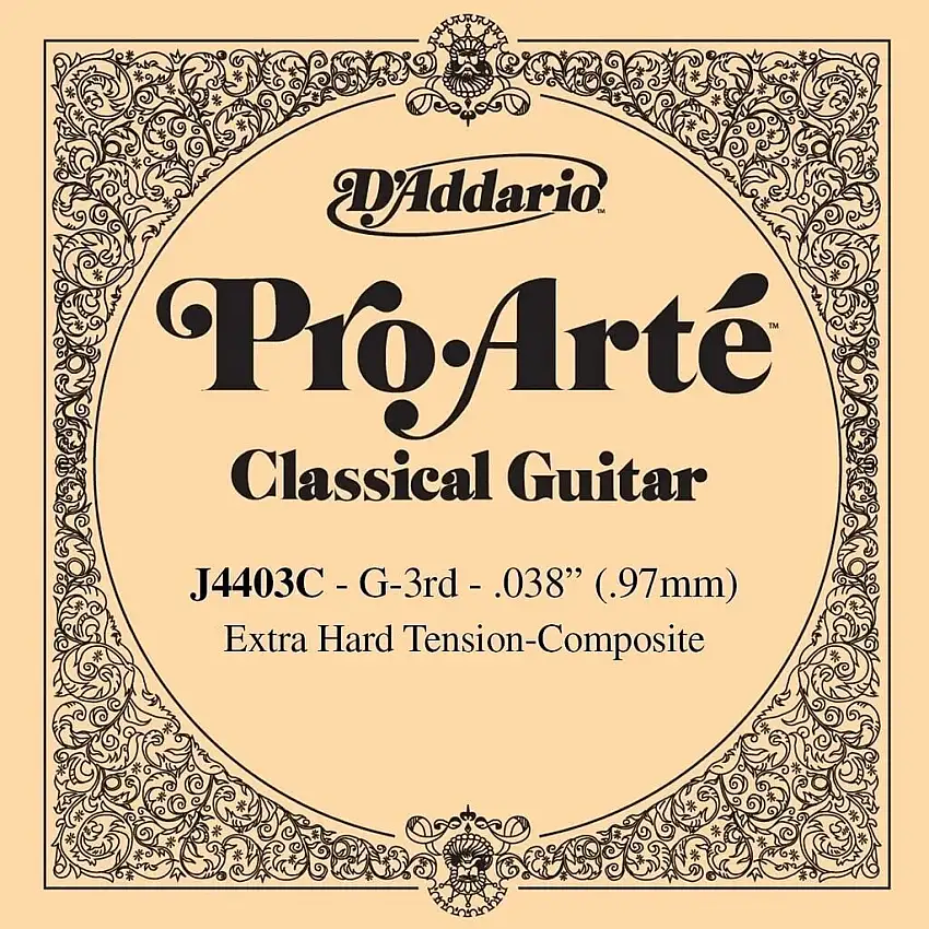 D'Addario J4403C Enkel gitarrsträng