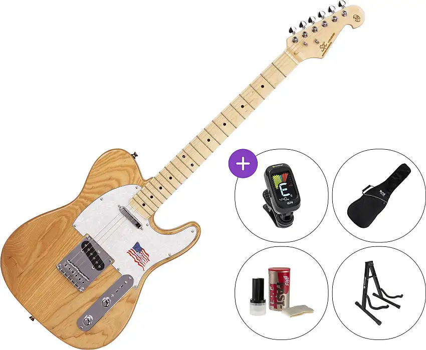 SX Standard TL SET Natural Elektrisk gitarr