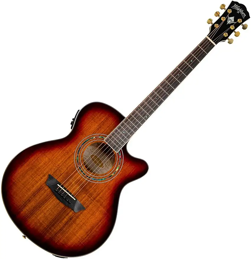 Washburn Festival EA55G Koa Burst elektroakustisk gitarr