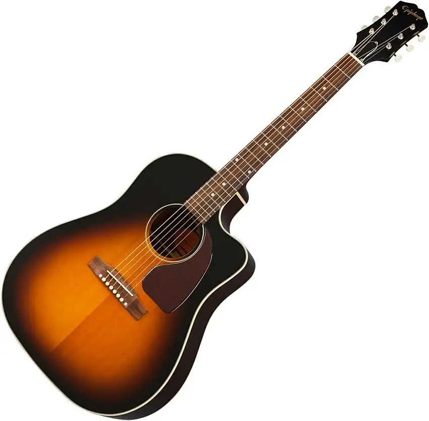 Epiphone Masterbilt J-45 EC Aged Vintage Sunburst elektroakustisk gitarr