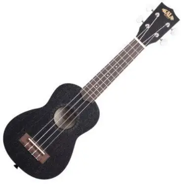 Kala KA-15-S-BLK-W-UBS Black Satin Soprano Ukulele