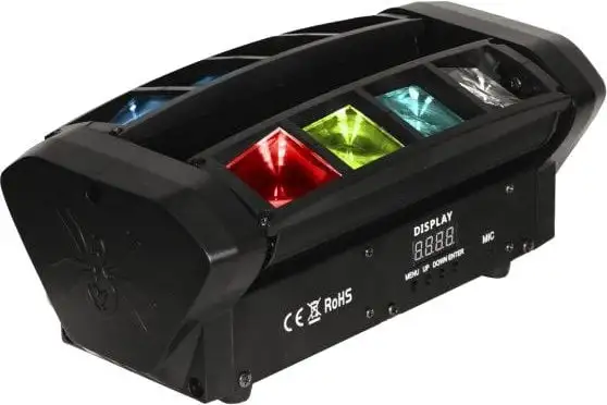 Fractal Lights Mini Partyscope 8x3 W RGBW Ljuseffekt