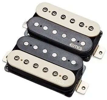 EMG Super 77-F Set Zebra Humbucker Pickup
