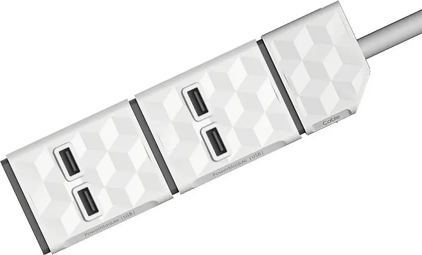 PowerCube Power Modul E/F + 2xUSB 1,5 m Strömkabel