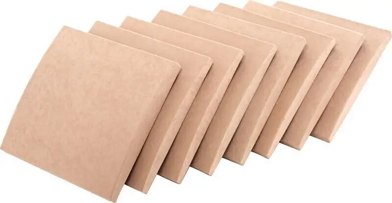 Vicoustic Cinema Round Premium Beige (82a) Absorberande skumplastpaneler