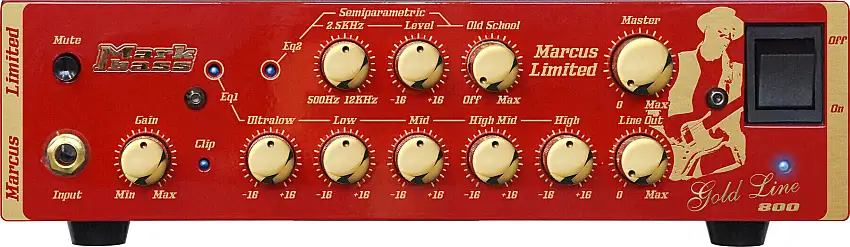 Markbass Marcus Limited 800 Solid State basförstärkarhuvuden