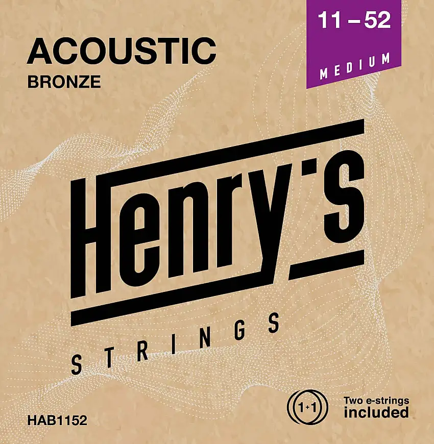 Henry's Bronze 11-52 Gitarrsträngar
