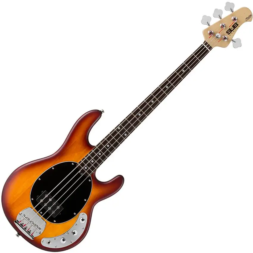 Sterling by MusicMan S.U.B. RAY4 Honey Burst Satin Rosewood 4-strängad basgitarr