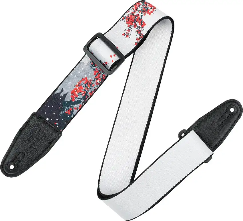 Levy's Nature Cherry Blossoms Gitarrband i textil